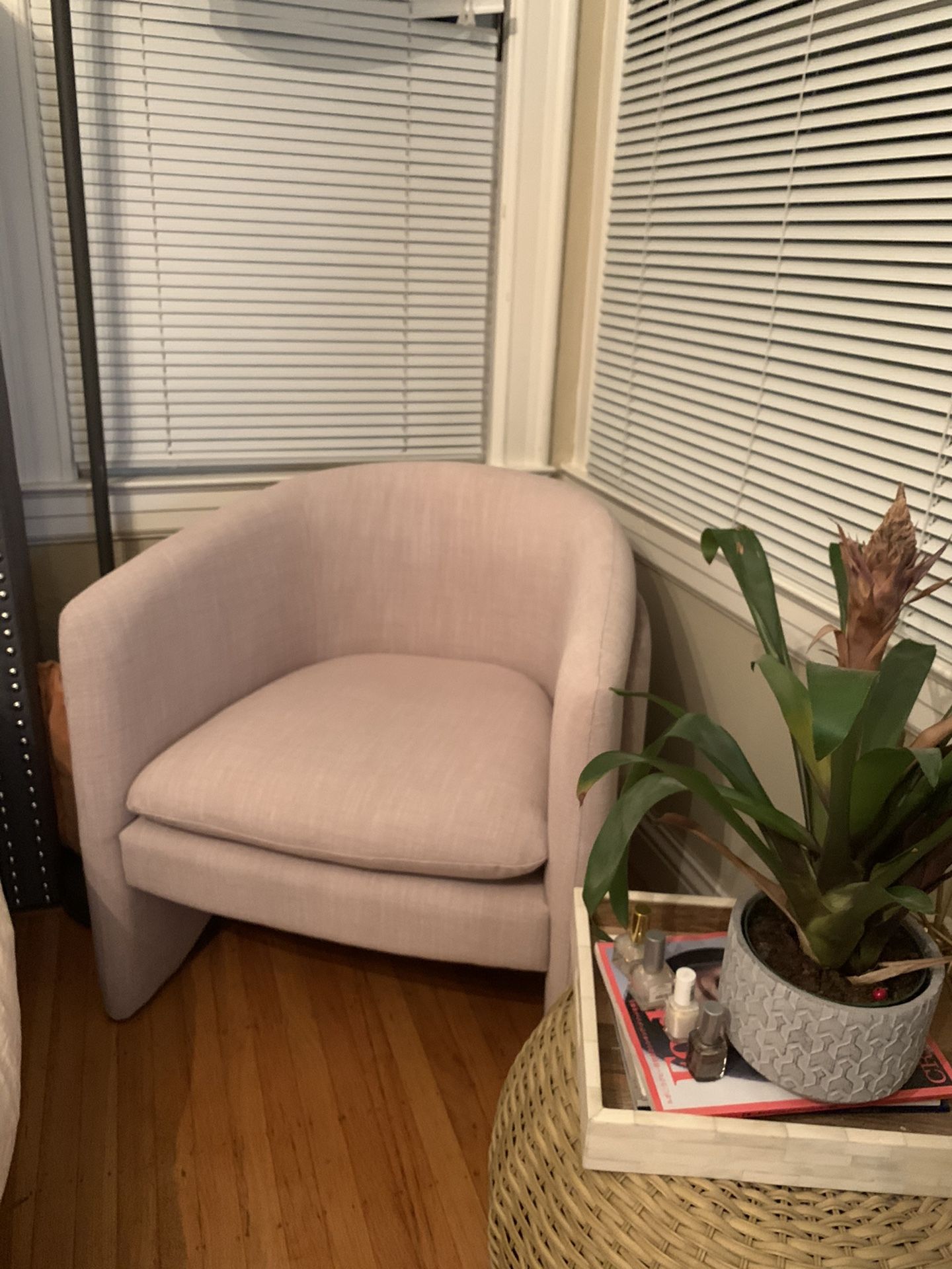 West Elm Pink Chair