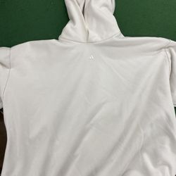 L adidas white sweatshirt 