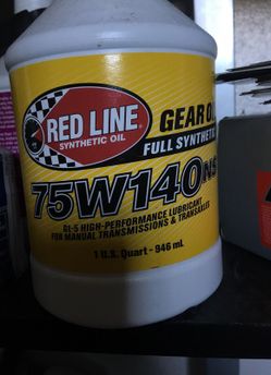 Redline 75w-140ns gear oil