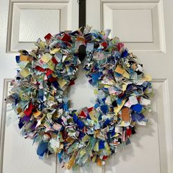 18” Handmade Disney Characters Rag Wreath - Disney Fabrics