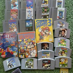 Nintendo, NES, Nintendo 64, Gameboy, Pokemon, Super Mario Bros, Tetris, Goldeneye, Diddy Kong, Video Games
