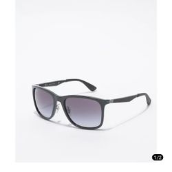 Ray-Ban Square Frame Light Grey Gradient Sunglasses
