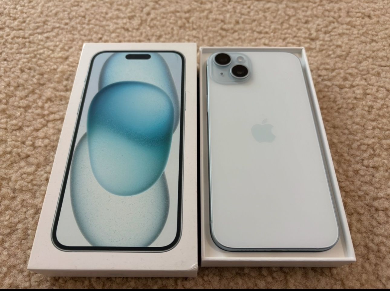 Mint Condition iPhone 15 Plus Blue 128G for Sale