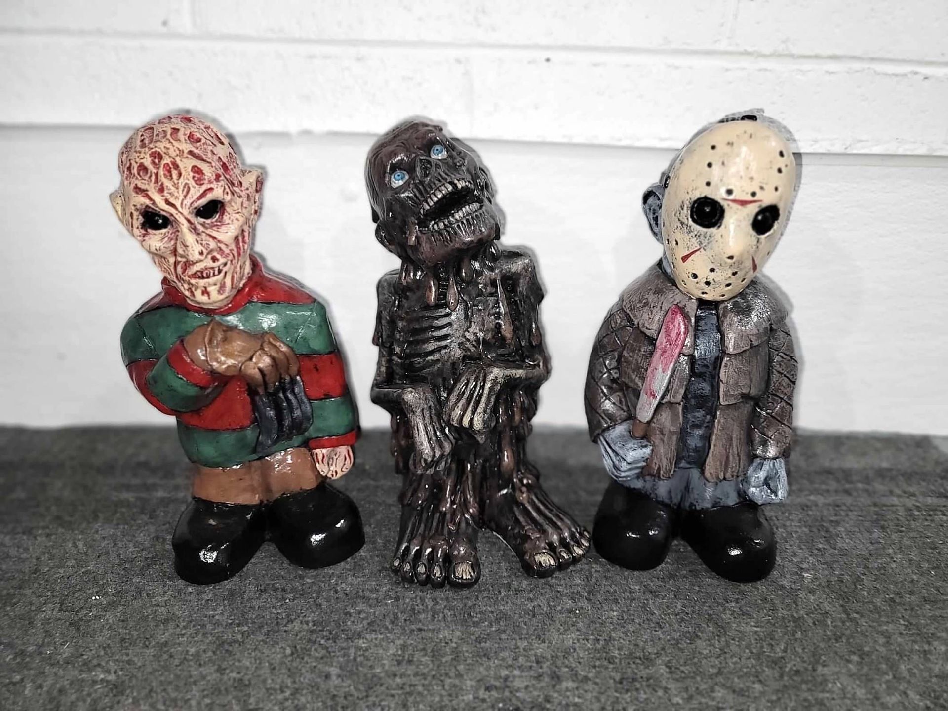 Horror Character Gnome Statues $100
