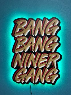 49ers Neon Bar Sign New