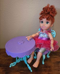Fancy Nancy Doll with Table and Chair Set