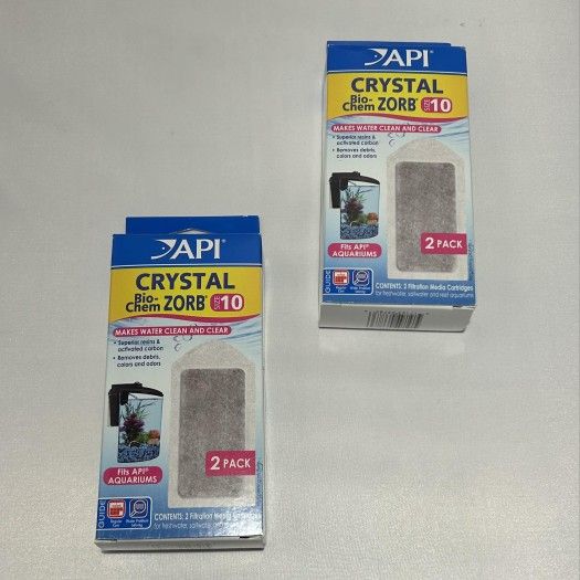 API Crystal Bio-Chem Zorb Filter Cartridge Size 10 (2 count) Two Packages New