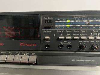 MCS 3574 Dual Stereo Cassette Deck
