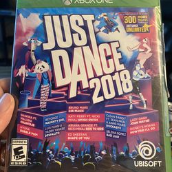 Just Dance 2018 Xbox One Brand New Factory Sealed 