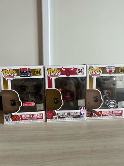 3 Micheal Jordan Funko Pop