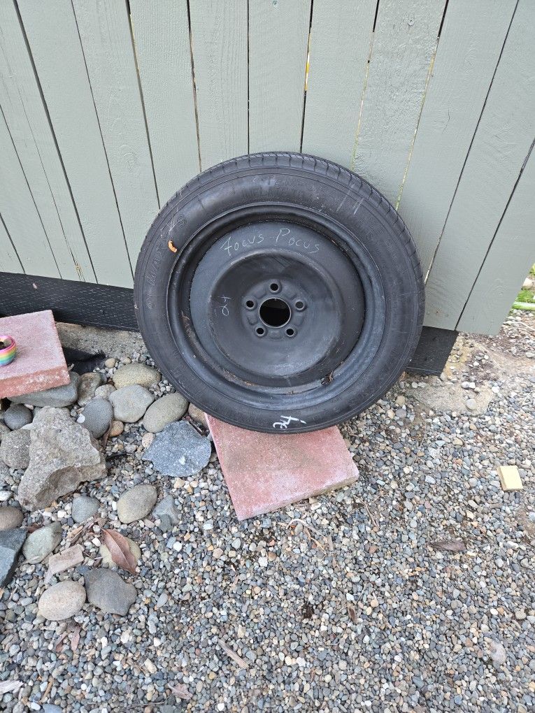 Donut Spare From Ford Focus
