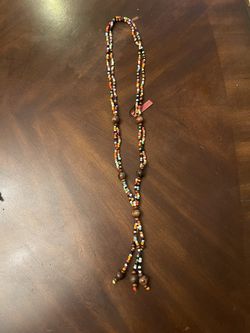 Lot Of 22 Pieces , Vintage Beads and Wood Tassel