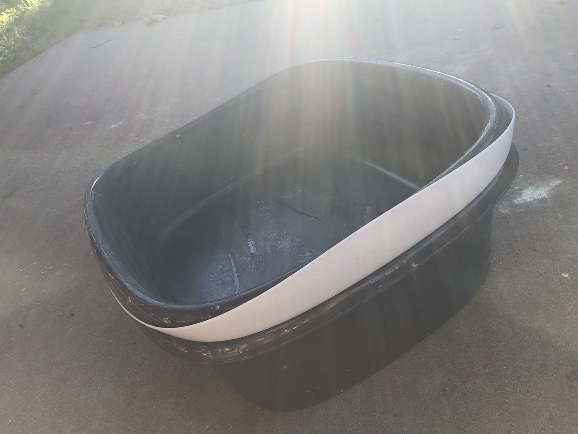 Super Cat Litter Box 10 Dollars Comes With Cat Bowl As Well