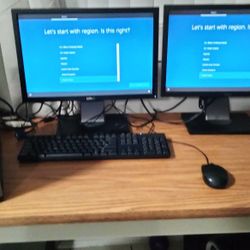 Dell Otiplex 9010 Desktop + Dual Monitors (PC1)