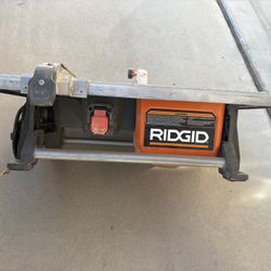 Rigid Wet Tile Saw 