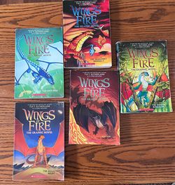 “Wings of Fire Graphic Novel Set (Books 1–5) – Like New – $75”