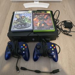 Original Xbox Bundle Halo 1&2 No Av Cable
