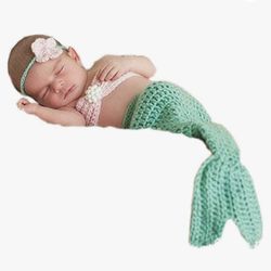 Newborn Baby Tail With Head Piece 