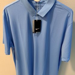 New Nike Golf Polo - size XL - Light Blue