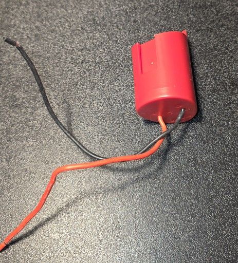 "Milw Red" 12 volt li-ion battery DIY Adapter. Requires "Milw Red" 12v Battery