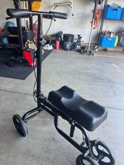 Larger knee scooter