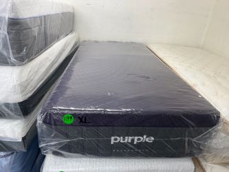 TWIN XL PURPLE REJUVENATE MATTRESS & BOX SPRING BED SET