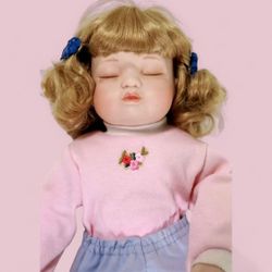 First Kiss Hamilton 14"  Porcelain Doll