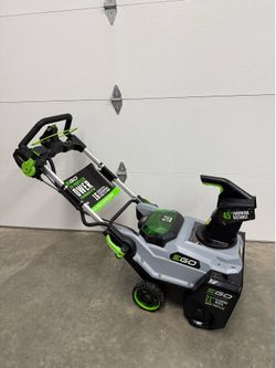 EGO POWER+ 56-volt 21-in Single-stage Push with auger assistance Battery Snow Blower battery and charger not included Model #SNT2120AP $659 plus tax a