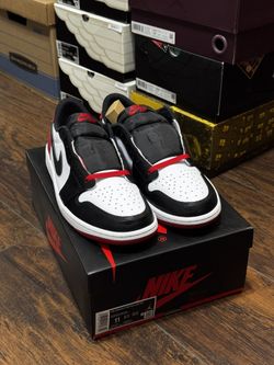 Jordan 1 Low OG Black Toe Sz 11