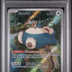 2023 POKEMON 051 SNORLAX 151 PSA 9
