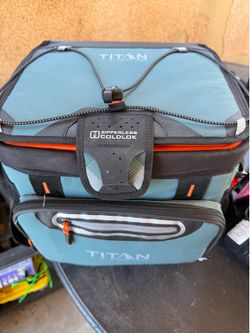 Titan by Arctic Zone Deep Freeze 24 Cans/16 qt Zipperless Hardbody Cooler - Sharkskin Gray