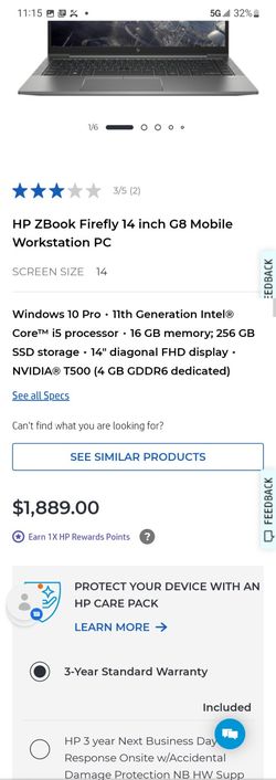 Brand New Hp Z Book Firefly 14gb 