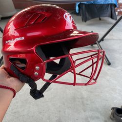 Rawlings helmet with chin strap