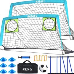 📣 Kids Soccer Goal Set – Portable, Durable & Complete Training Kit! ⚽️