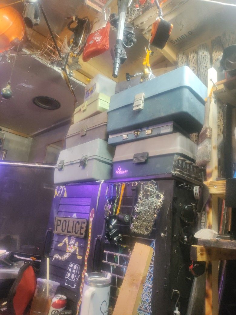 Fishing Tackle All Of Them Full Of Tackle
