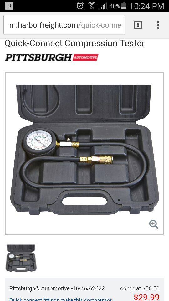 Pittsburgh quick connect compression tester
