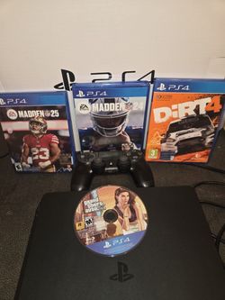 Ps4 console with games