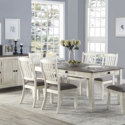 New 7 Piece Dining Room Set 