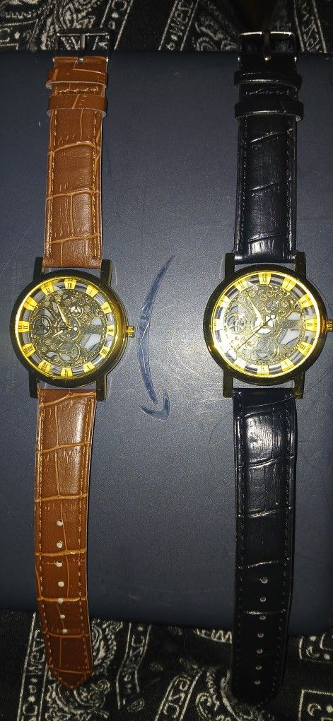 Watch Gold Skeletonized
