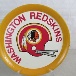 Washington Redskins Vintage Steel Serving Tray 14" Diameter



