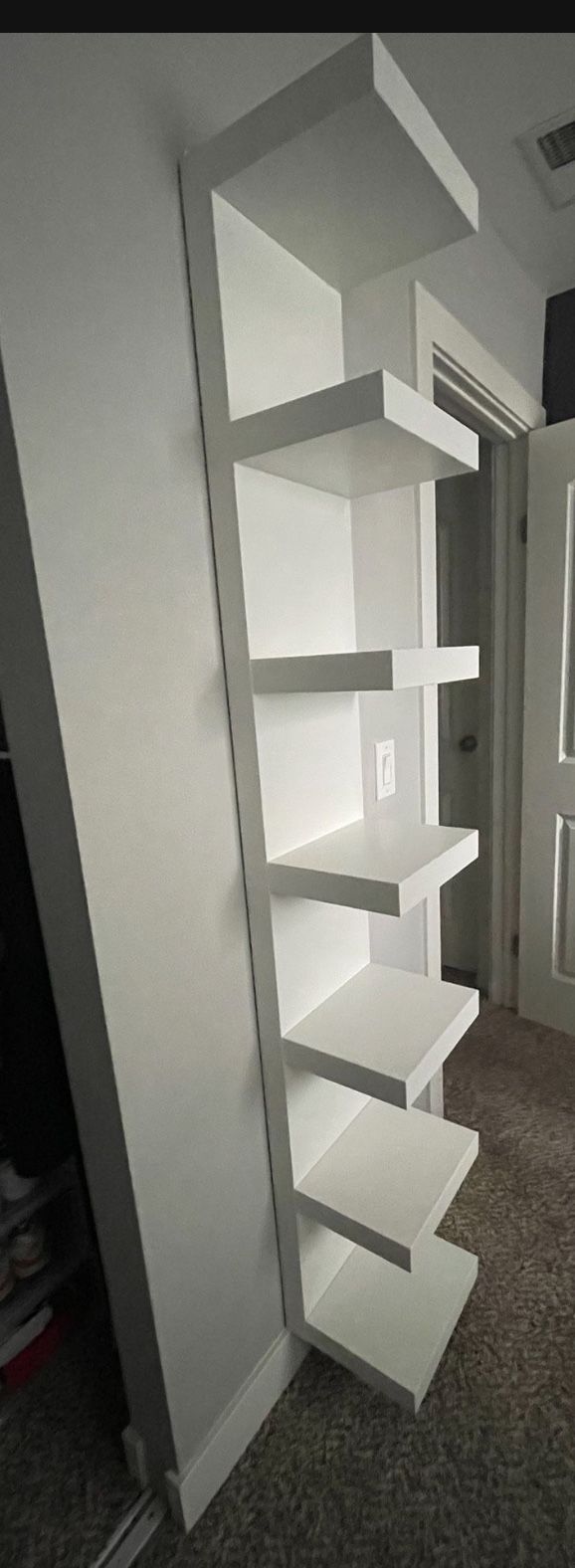 LACK Wall shelf unit, white, 11 3/4x74 3/4 " for Sale in Chula Vista