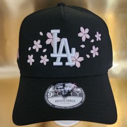 Los Angeles Dodgers MLB New Era Cherry Bloosom Edition 9FIFTY AFrame Hat