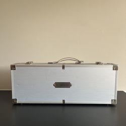 Williams Sonoma BBQ Grill Tool Set 4pc Stainless Steel With Case