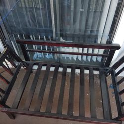 Twin Size Foldable FRAME ONLY. Solid Wood