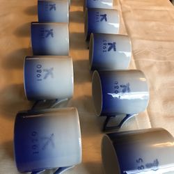 The Royal Copen Hagen Tea Cups and Saucer Dish