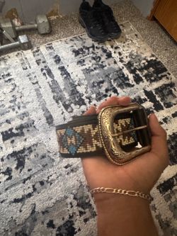 Navajo men’s belt