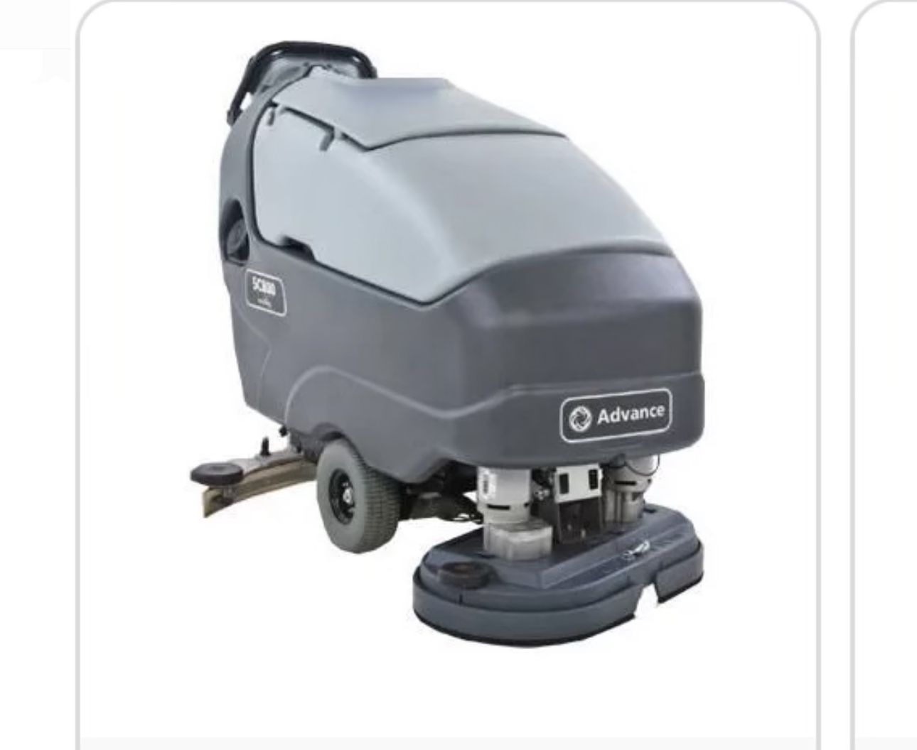 Advanced Walk Behind Floor Scrubber