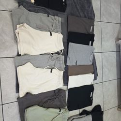 Essentials Camisetas Xs Negra,camiseta Y Shors   M Negra ,Gris,verde Militar,camiseta Y