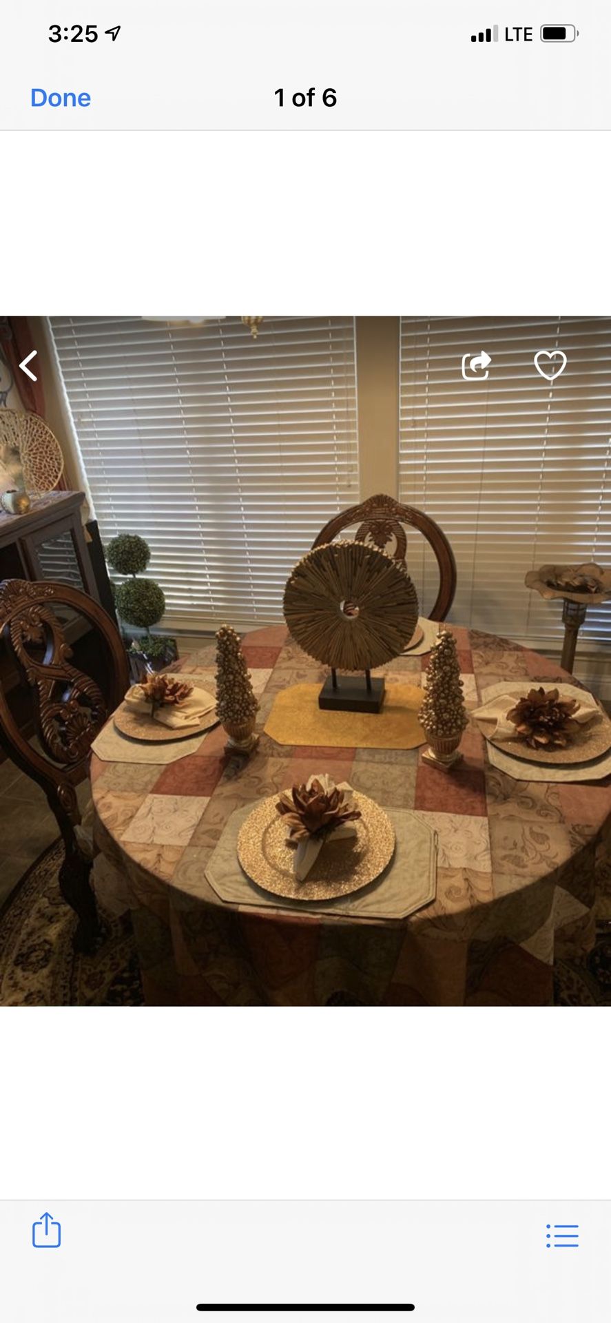 Glass top cherrywood good condition table dining room table for chairs comes with a matching buffet in really good condition