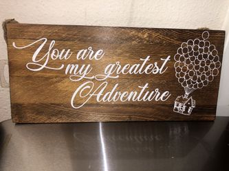 Personalized wooden sign